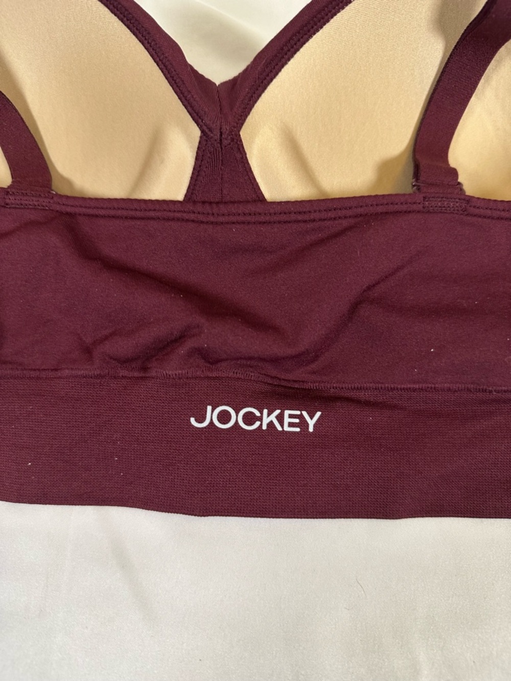 Jockey Wireless Light Lift Bralette Duo - Slate Blue & Burgundy XL - Picture 8 of 14